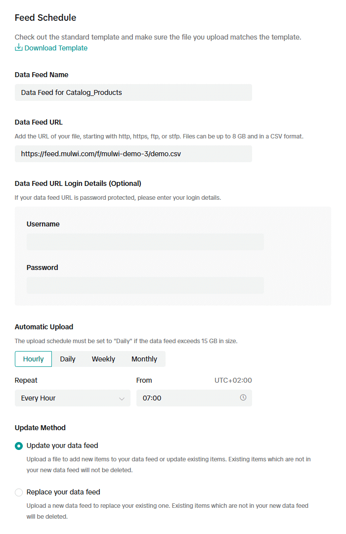 How to upload a TikTok Ads product feed to a TikTok catalog (configure feed)
